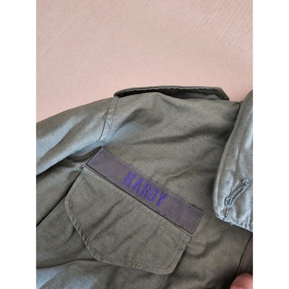 Vintage Field Jacket Size Small Regular Cold Weather US Army OG-107 60s 70s - Picture 4 of 16